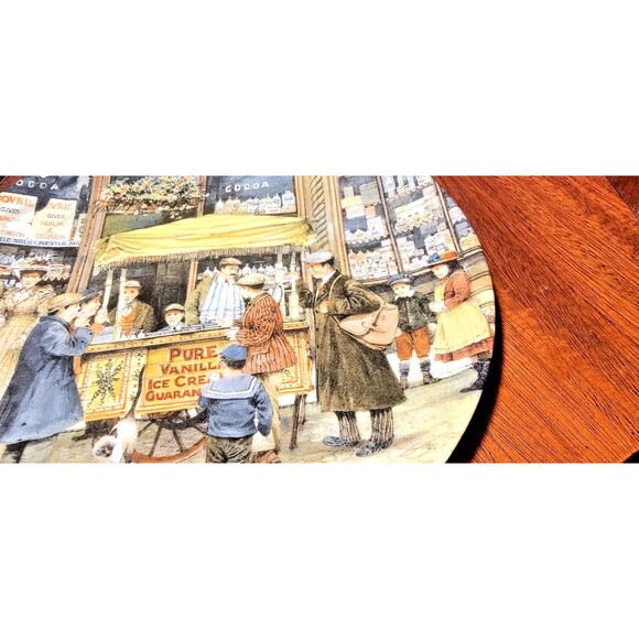 Davenport Pottery 1991, Ltd Ed "The Ice Cream Seller" Cries of London Plate VTG - Picture 8 of 16